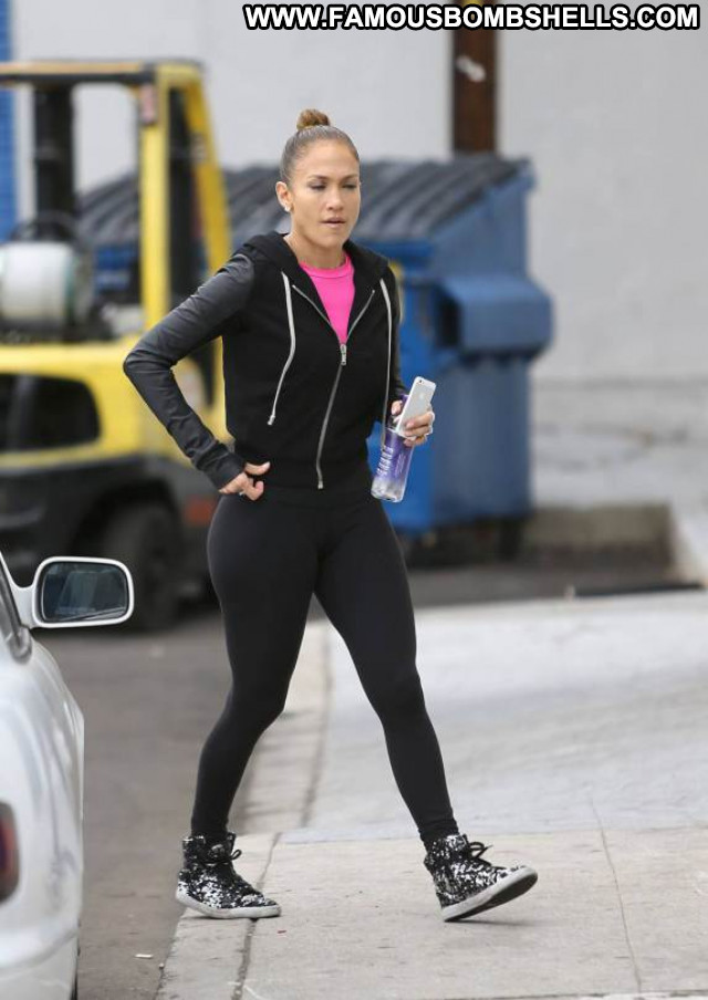 Jennifer Lopez No Source Yoga Celebrity Posing Hot Pants Sexy