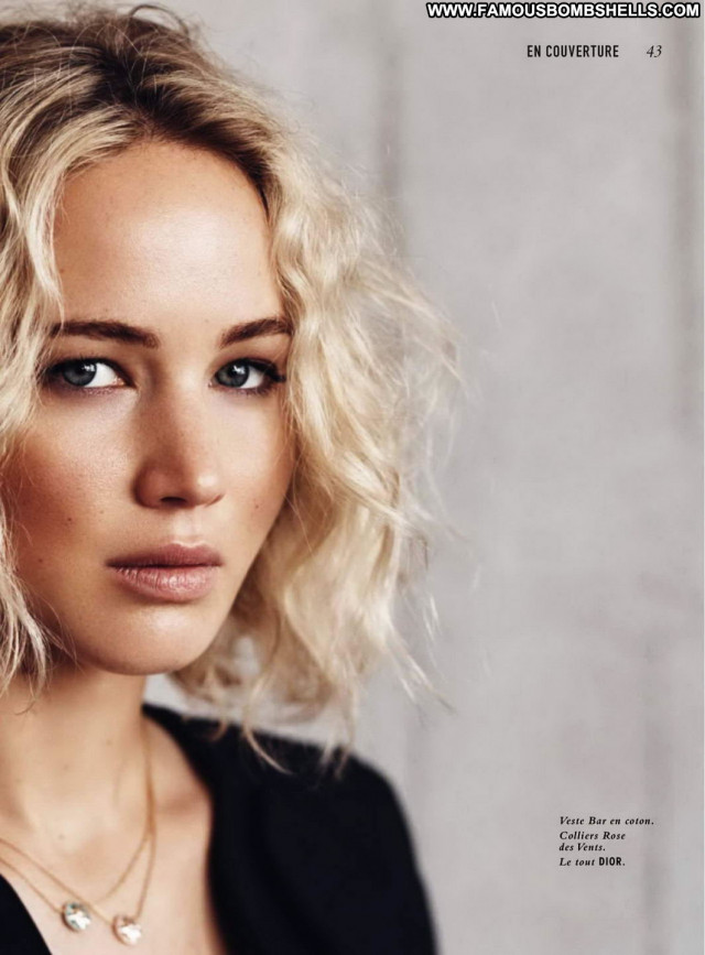 Jennifer Lawrence Posing Hot Magazine Beautiful Celebrity Babe