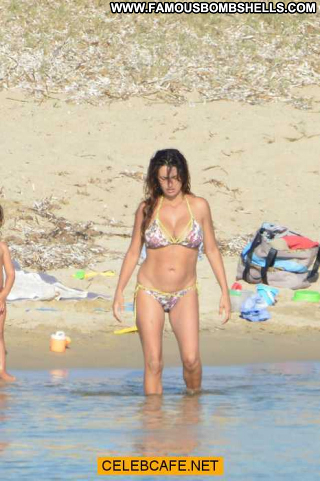 Penelope Cruz The Beach Babe Beach Beautiful Posing Hot Topless