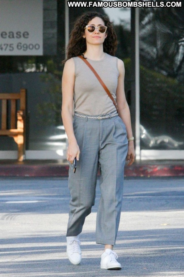 Emmy Rossum Los Angeles Posing Hot Celebrity Babe Los Angeles